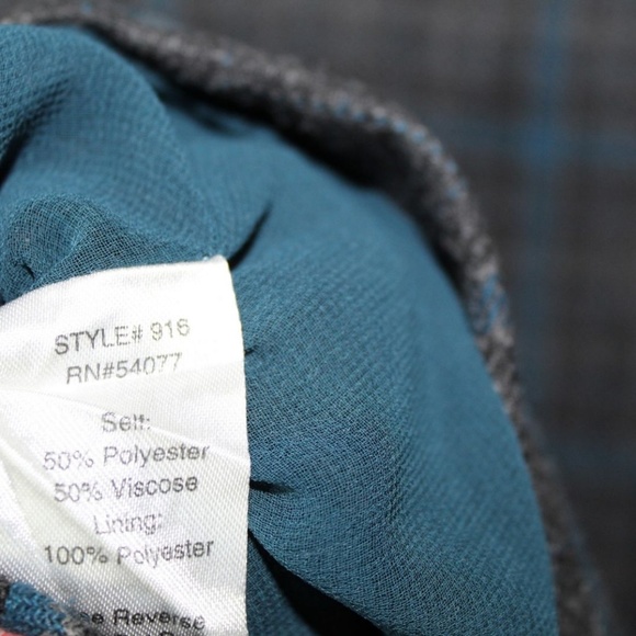 CAbi #916 Court Plaid Single Jacket HW4706 - Picture 5 of 6